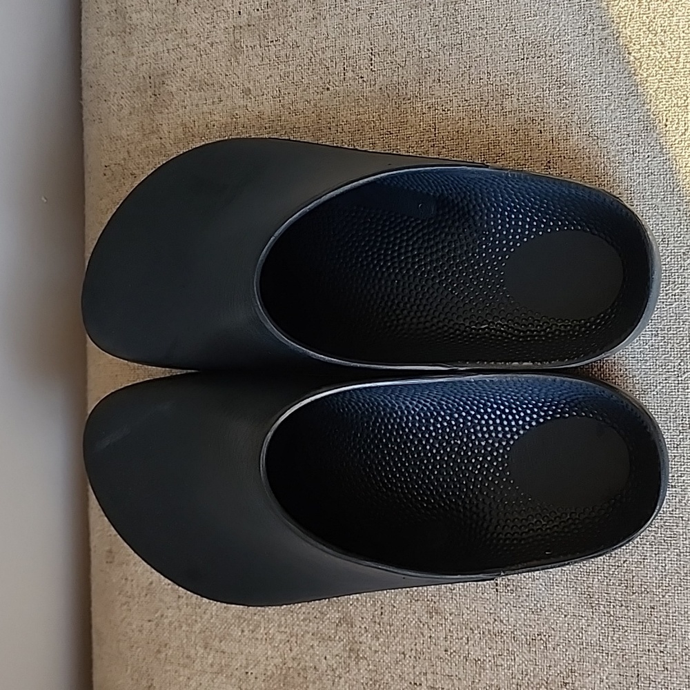 Birkenstocks Blue Clogs